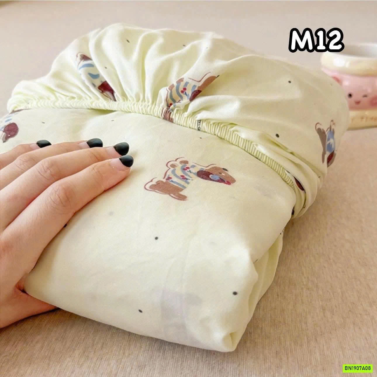 GA GIƯỜNG COTTON HỌA TIẾT XINH XẮN