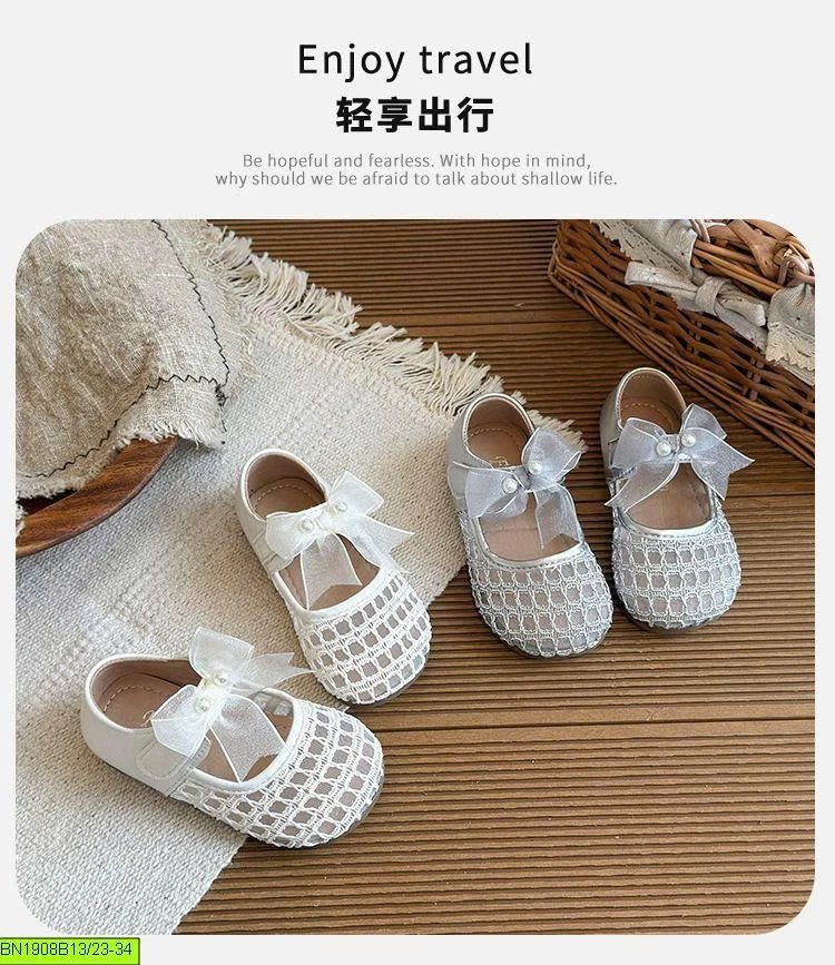 GIÀY BÚP BÊ LƯỚI NƠ