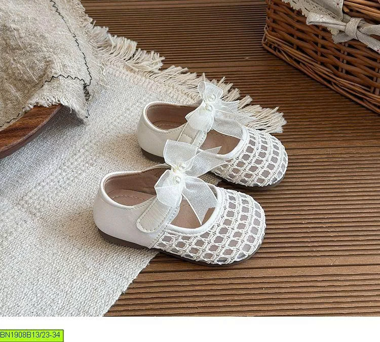 GIÀY BÚP BÊ LƯỚI NƠ