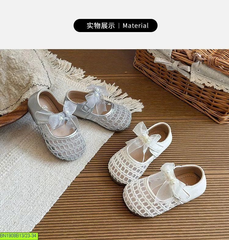 GIÀY BÚP BÊ LƯỚI NƠ