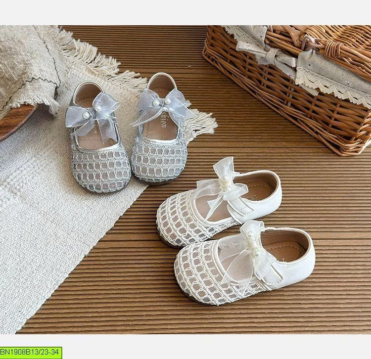GIÀY BÚP BÊ LƯỚI NƠ