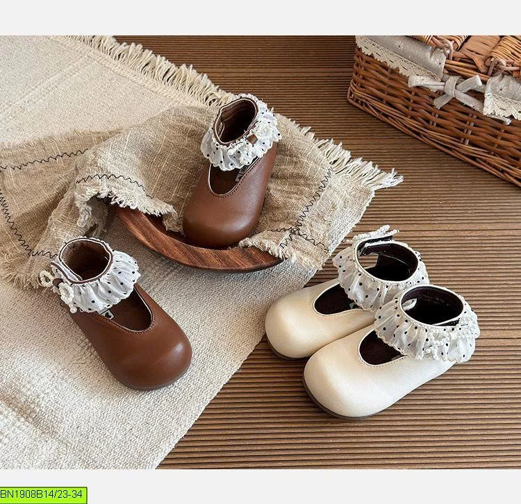 BOOT CỔ NGẮN PHỐI NƠ CHẤM BI