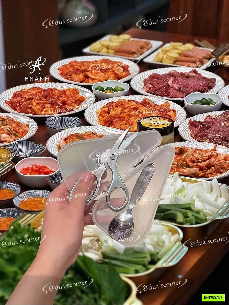 BỘ KÉO + THÌA MINI CHO BÉ
