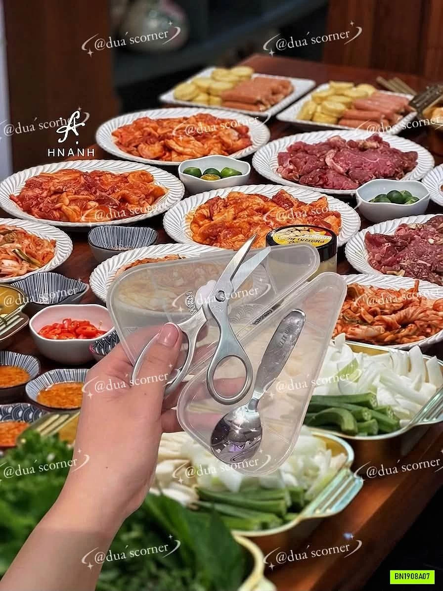 BỘ KÉO + THÌA MINI CHO BÉ