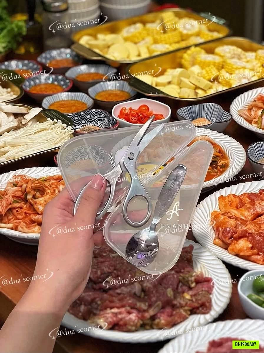 BỘ KÉO + THÌA MINI CHO BÉ