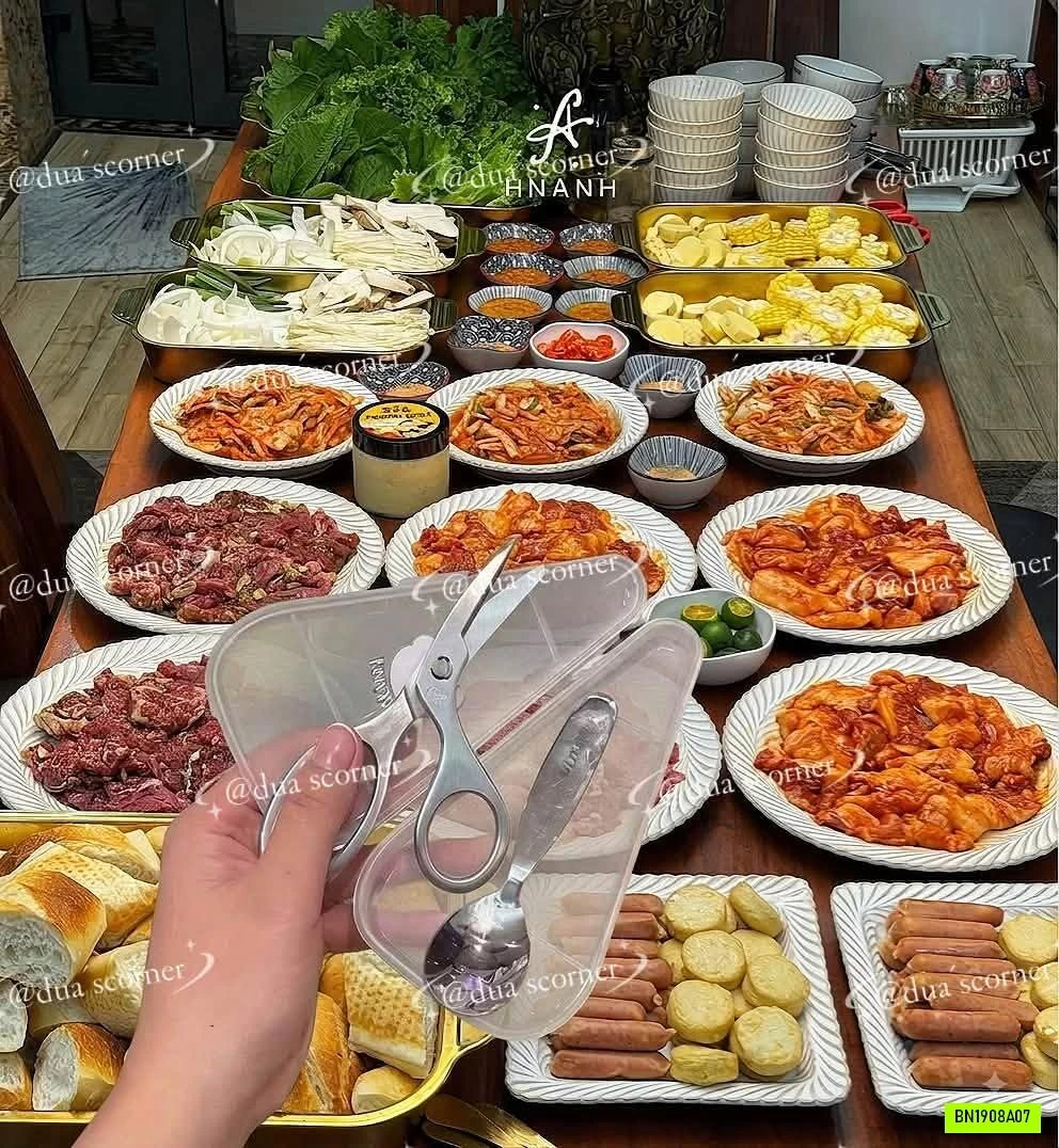 BỘ KÉO + THÌA MINI CHO BÉ