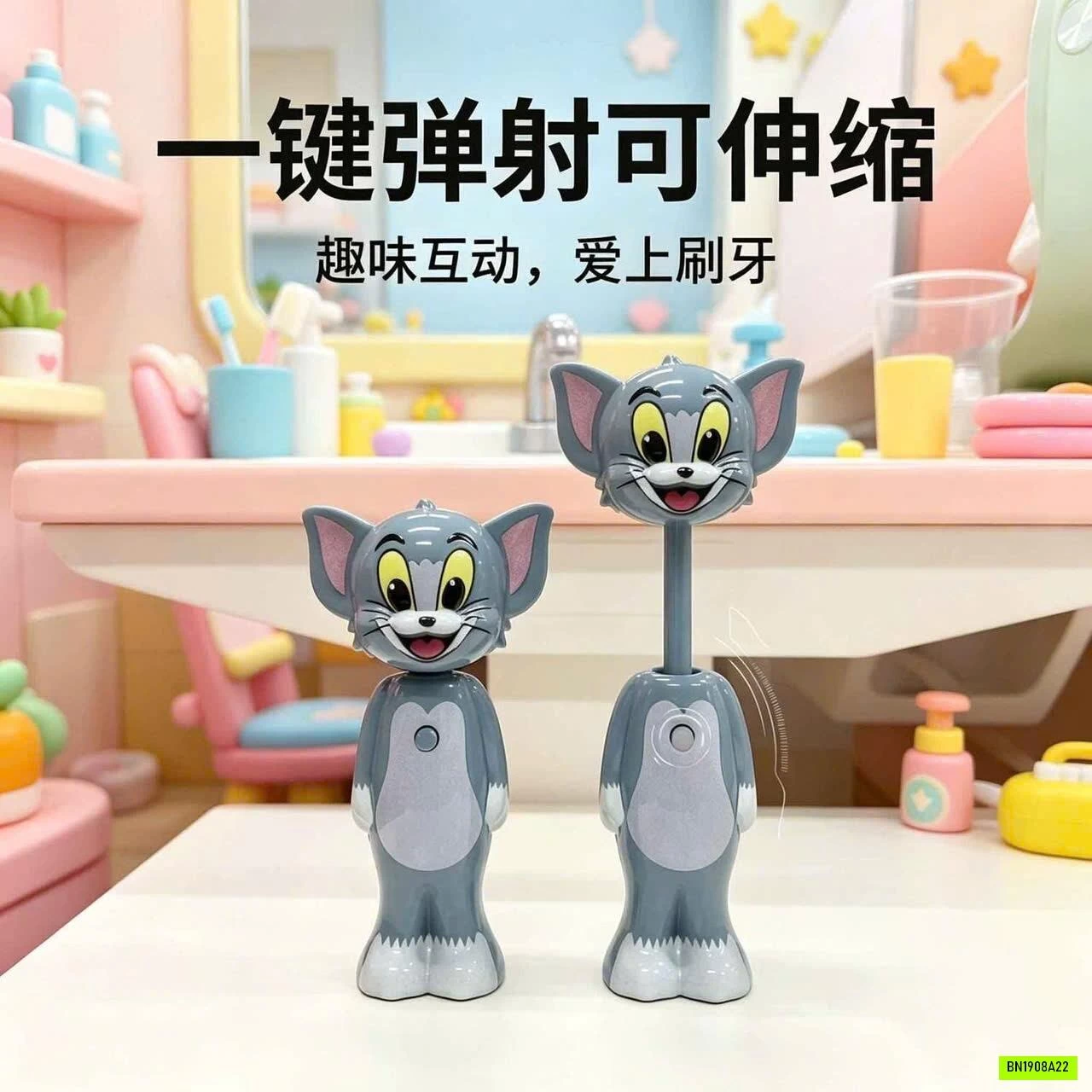 SET 2 BÀN CHẢI TOM & JERRY