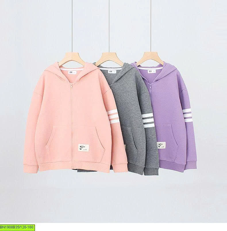 ÁO KHOÁC NỈ LIỀN MŨ