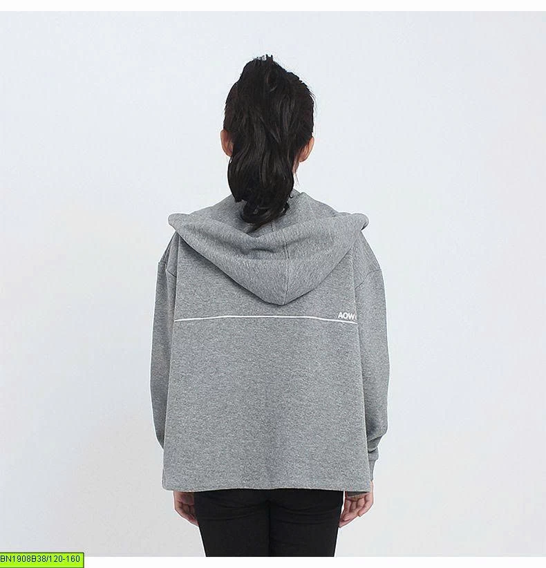 ÁO KHOÁC NỈ KÉO KHÓA CÓ MŨ