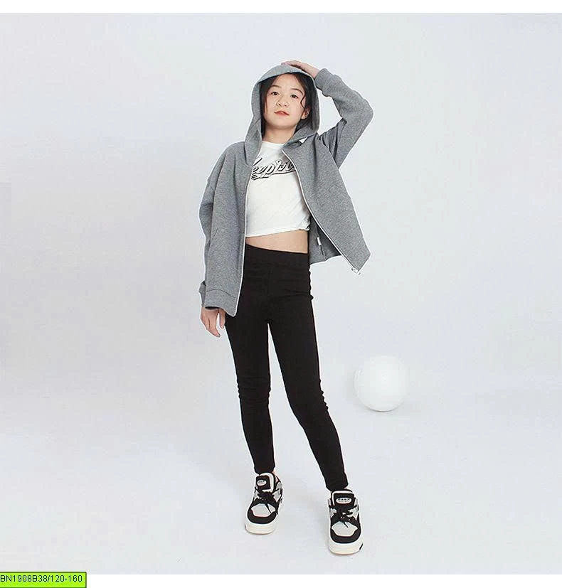 ÁO KHOÁC NỈ KÉO KHÓA CÓ MŨ
