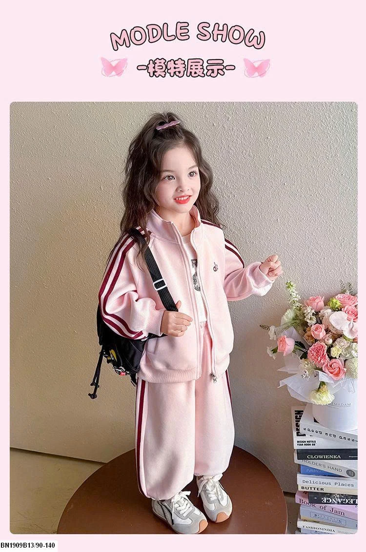 SÉT NỈ ALO SỌC HỒNG