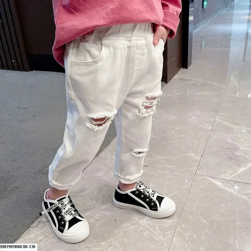 QUẦN JEAN SKINNY RÁCH TRẮNG