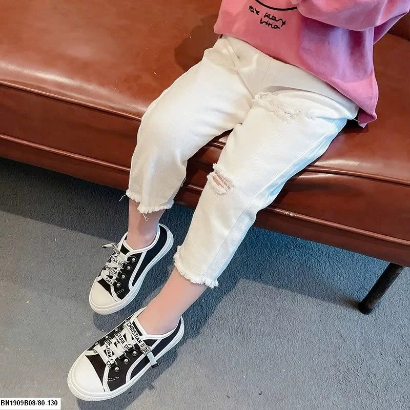 QUẦN JEAN SKINNY RÁCH TRẮNG