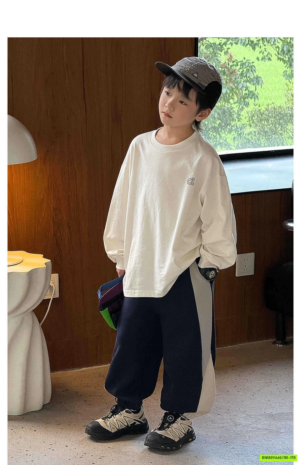 ÁO THUN BÉ TRAI IN CHỮ LƯNG