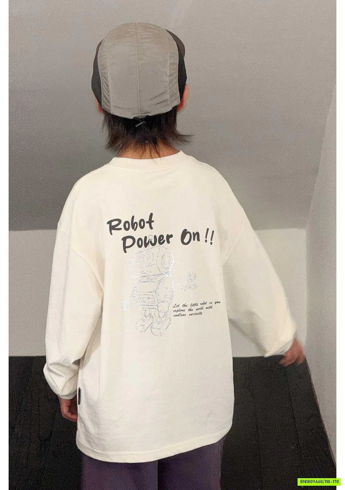 ÁO THUN BÉ TRAI IN CHỮ LƯNG