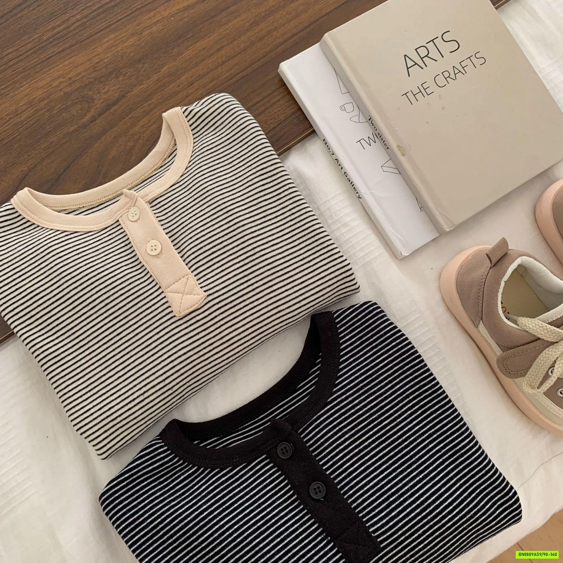 ÁO NỈ KẺ NGANG NHỎ