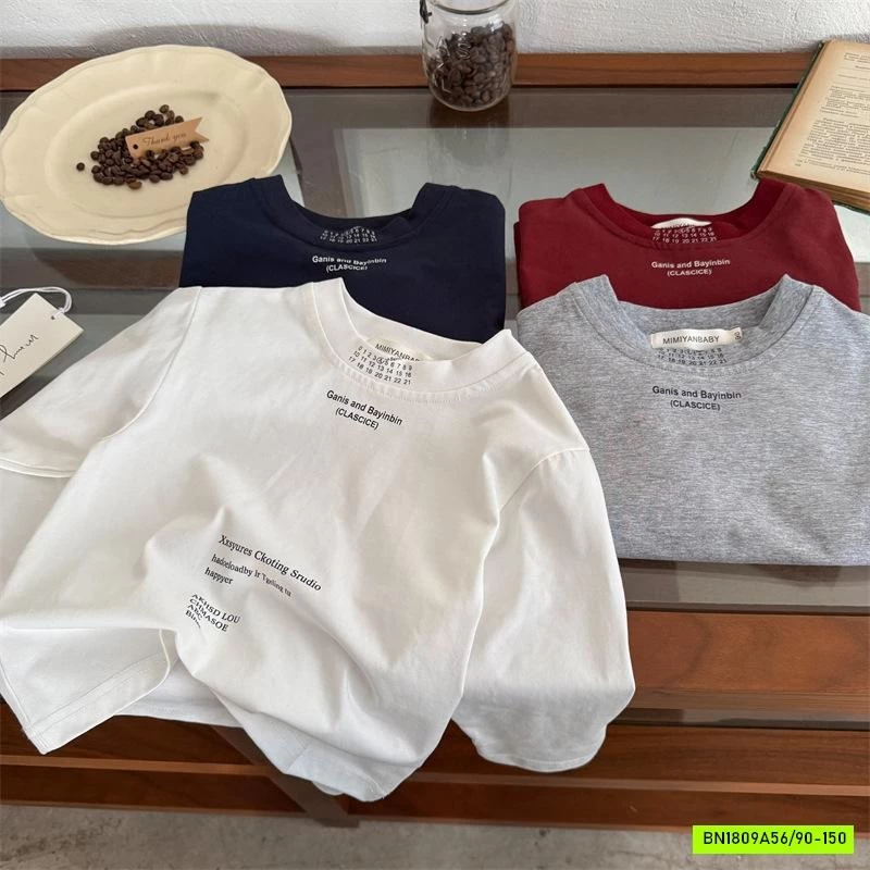 ÁO THUN IN CHỮ NHỎ MMY