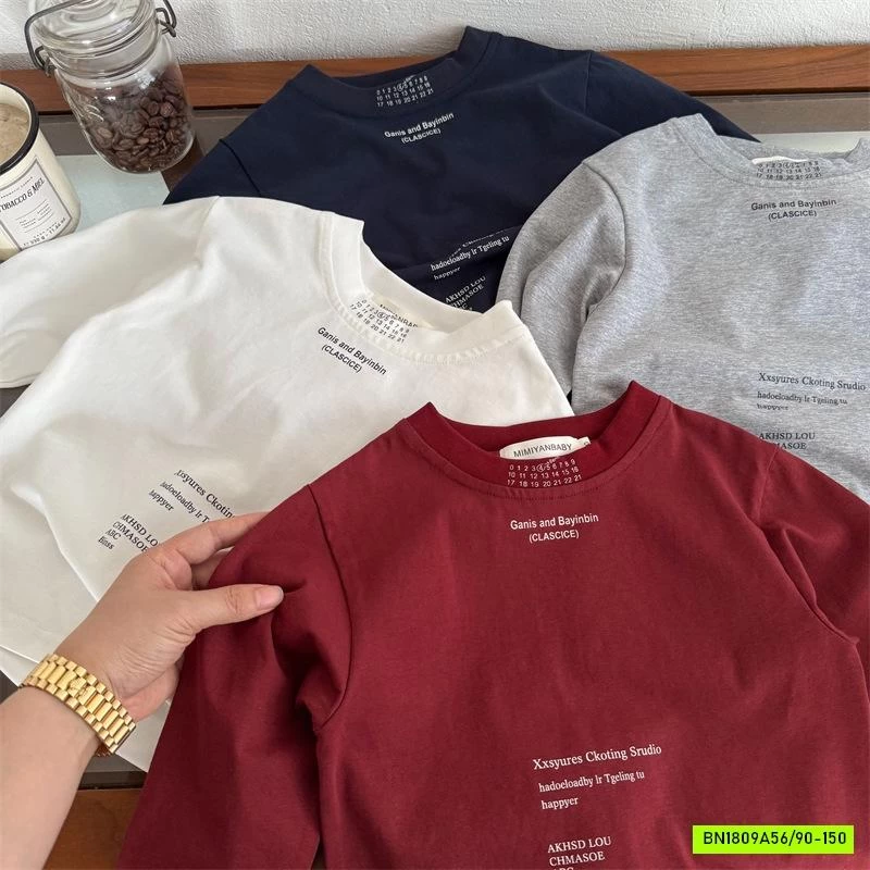 ÁO THUN IN CHỮ NHỎ MMY