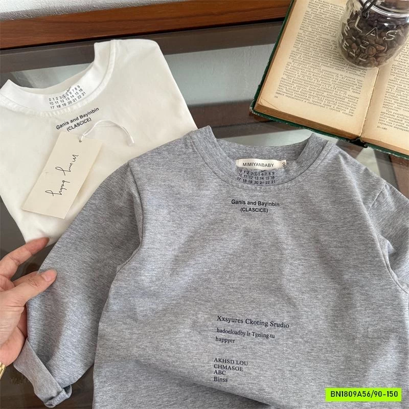 ÁO THUN IN CHỮ NHỎ MMY