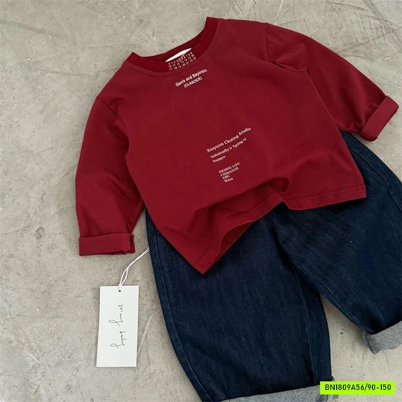 ÁO THUN IN CHỮ NHỎ MMY