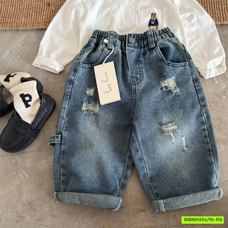 JEANS BAGGY RÁCH GỐI MMY