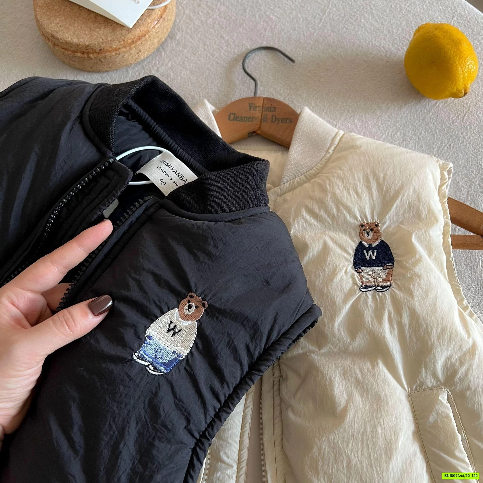 GILE PHAO THÊU LOGO GẤU MMY