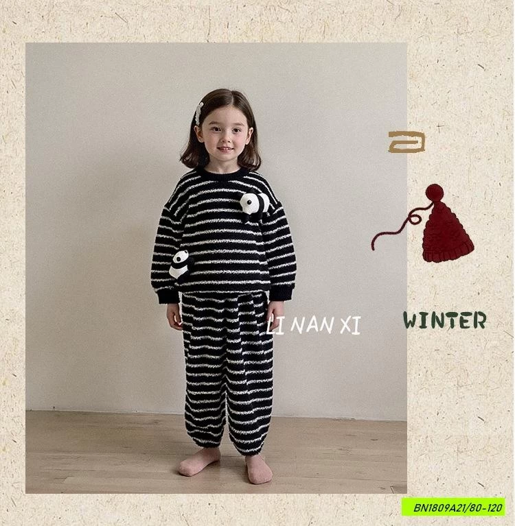 BỘ NGỦ LÔNG GẤU PANDA LINANXI