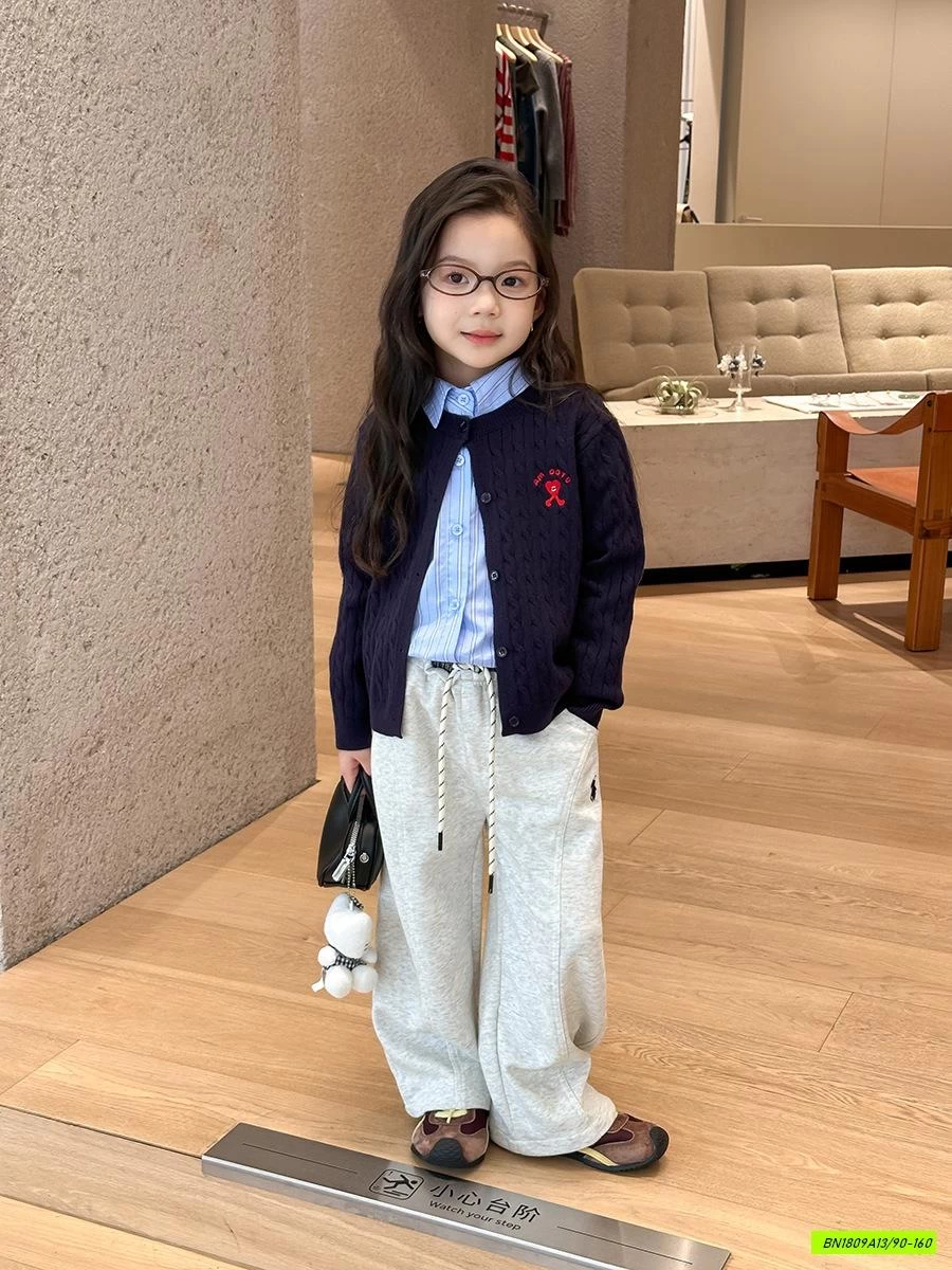 CARDIGAN LEN VẶN THỪNG 25G096 AMBB