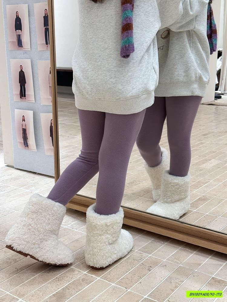 LEGGING NỈ TRƠN MÀU 25G044 AMBB