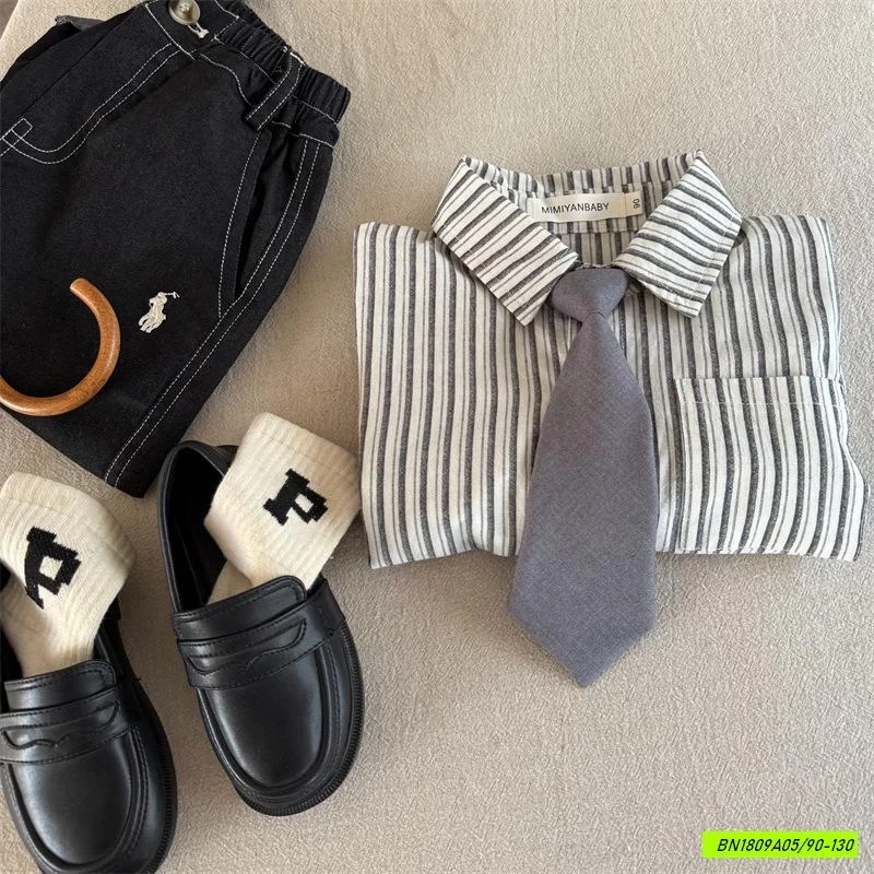 SƠ MI SỌC KÈM CÀ VẠT MMY