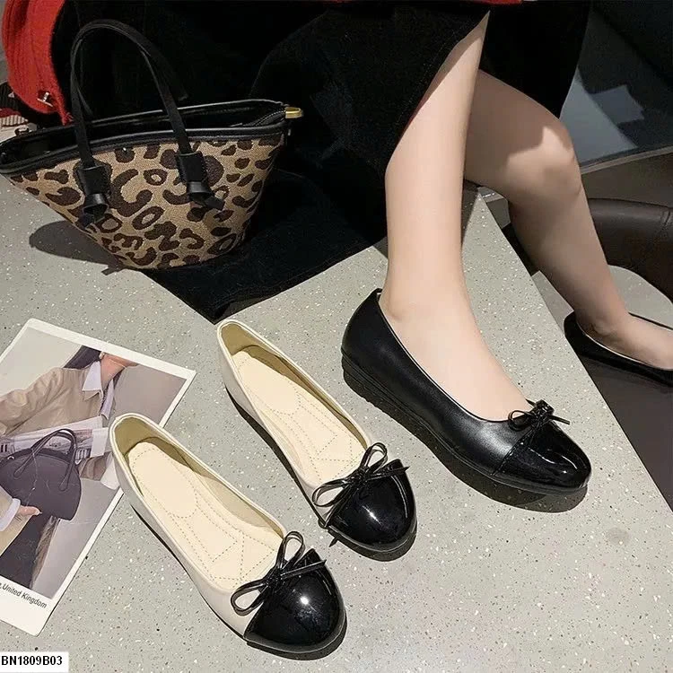 GIÀY BÚP BÊ NƠ DA MỀM