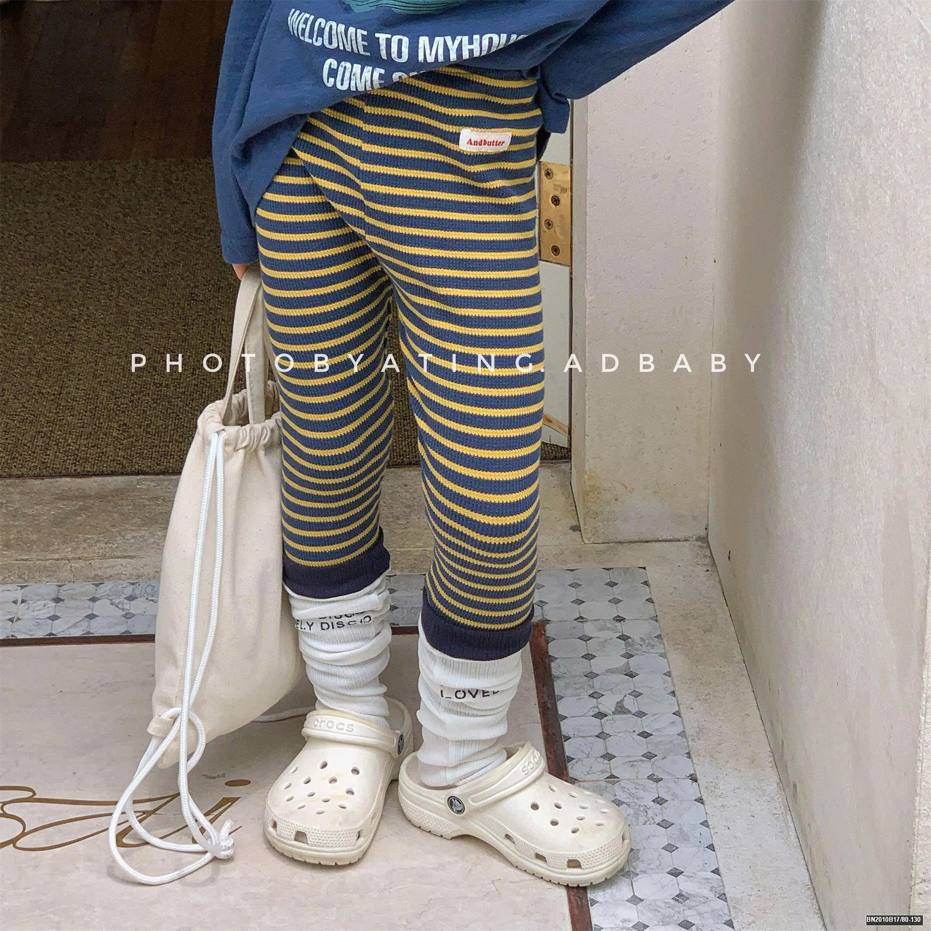QUẦN LEGGING KẺ ADBABY