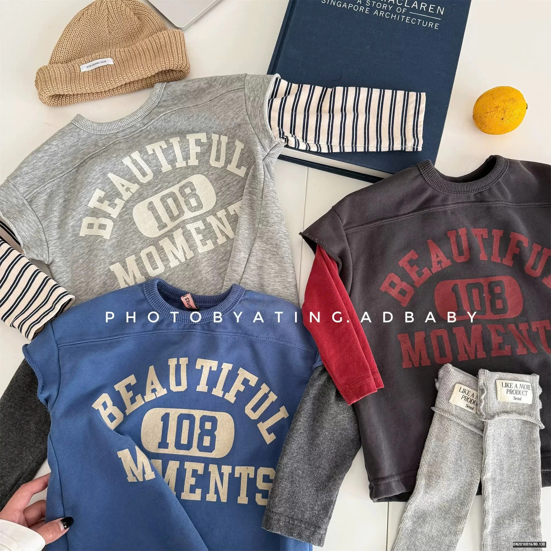 ÁO THUN TAY NỐI SỐ 108 ADBABY