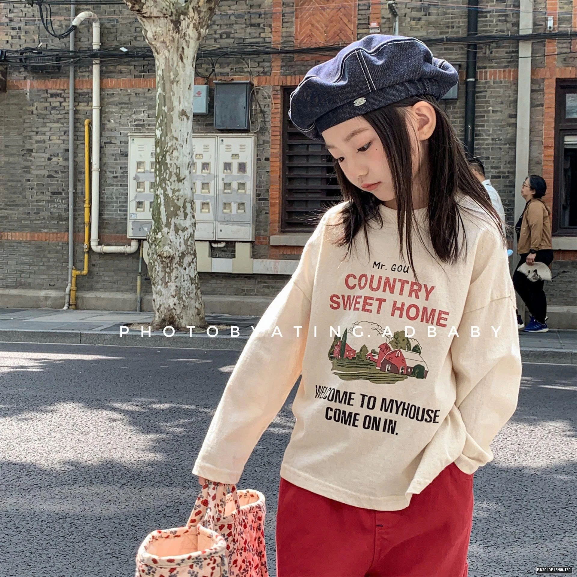 ÁO THUN CHỮ SWEETHOME DÀI TAY ADBABY