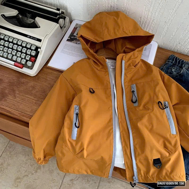 ÁO KHOÁC GIÓ CÓ MŨ