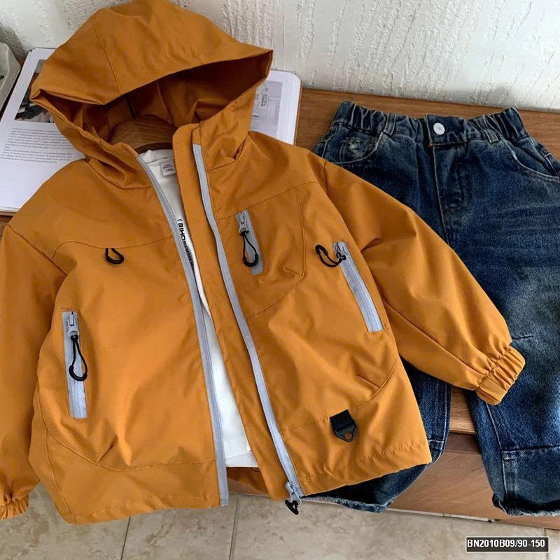 ÁO KHOÁC GIÓ CÓ MŨ