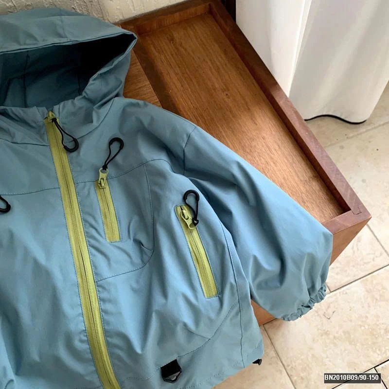 ÁO KHOÁC GIÓ CÓ MŨ