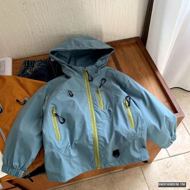 ÁO KHOÁC GIÓ CÓ MŨ