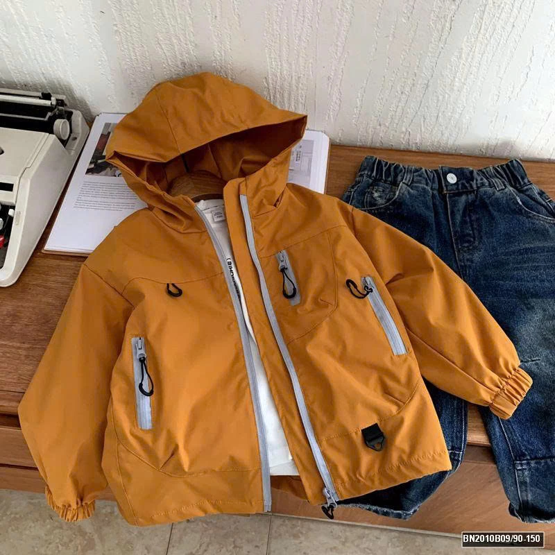 ÁO KHOÁC GIÓ CÓ MŨ