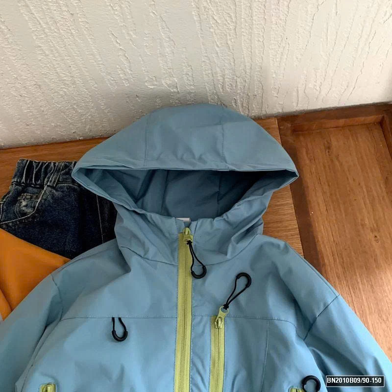 ÁO KHOÁC GIÓ CÓ MŨ