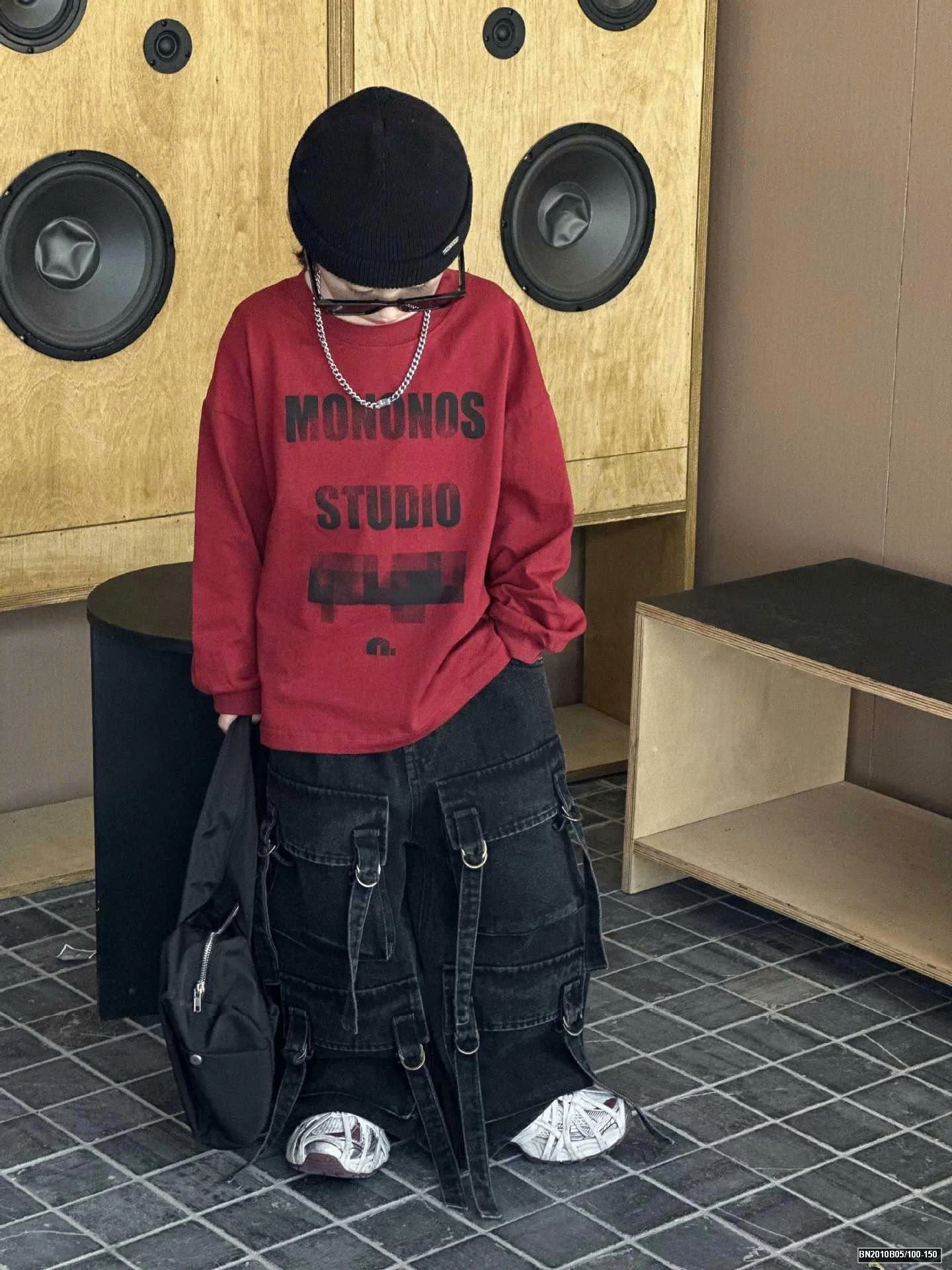 ÁO THUN ĐỎ DÀI TAY IN CHỮ