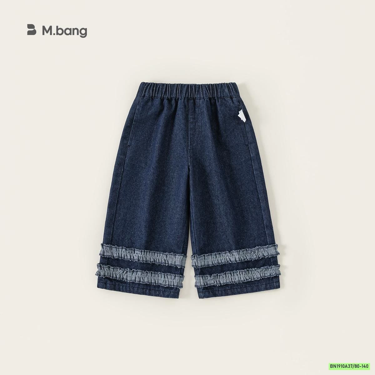 JEAN SUÔNG NHÚN BÈO GẤU QUẦN MBANG