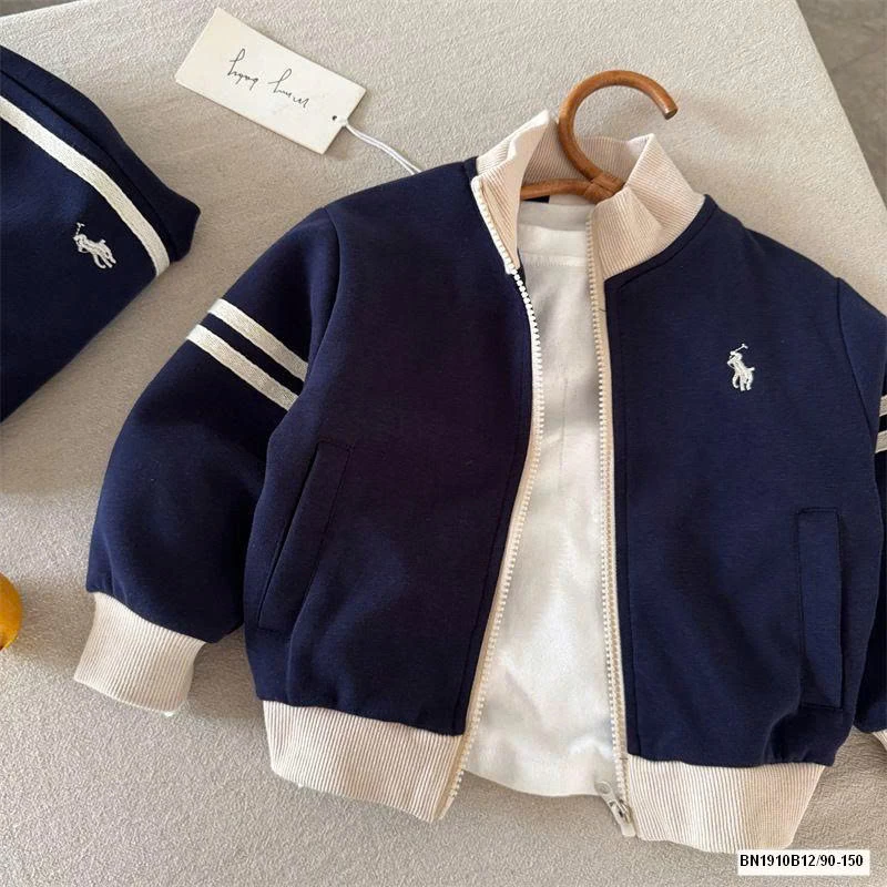 BỘ NỈ KÉO KHÓA LOGO NGỰA MMY  50710