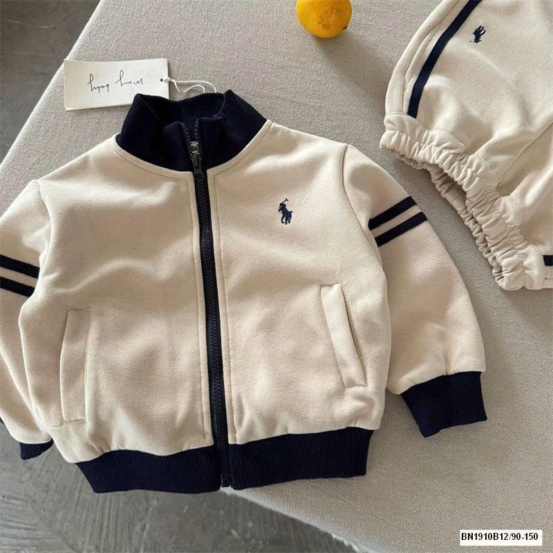 BỘ NỈ KÉO KHÓA LOGO NGỰA MMY  50710