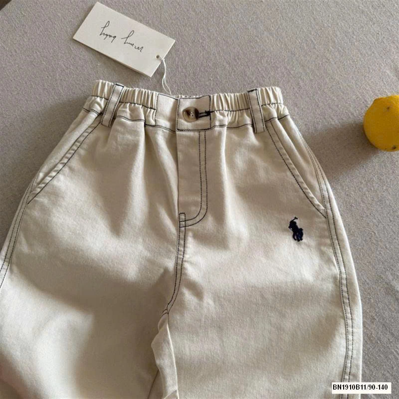 QUẦN BAGGY CHỈ NỔI LOGO NGỰA MMY