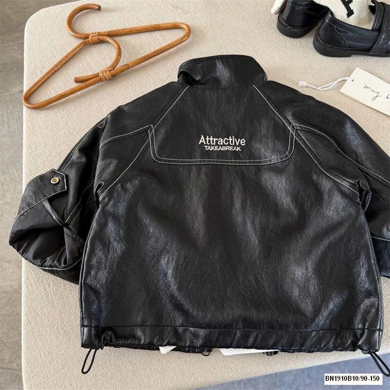 ÁO KHOÁC DA CHỮ LƯNG MMY 50959