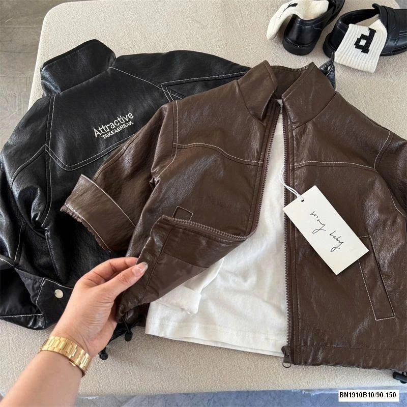 ÁO KHOÁC DA CHỮ LƯNG MMY 50959