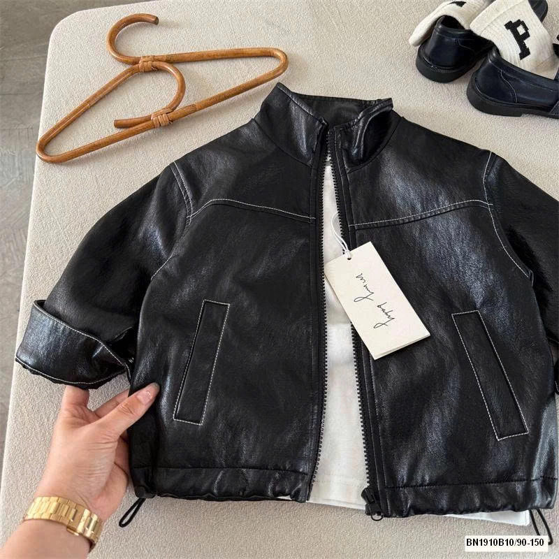 ÁO KHOÁC DA CHỮ LƯNG MMY 50959