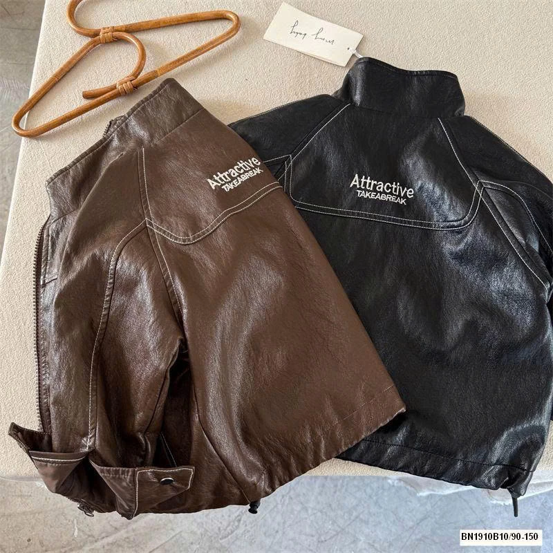 ÁO KHOÁC DA CHỮ LƯNG MMY 50959