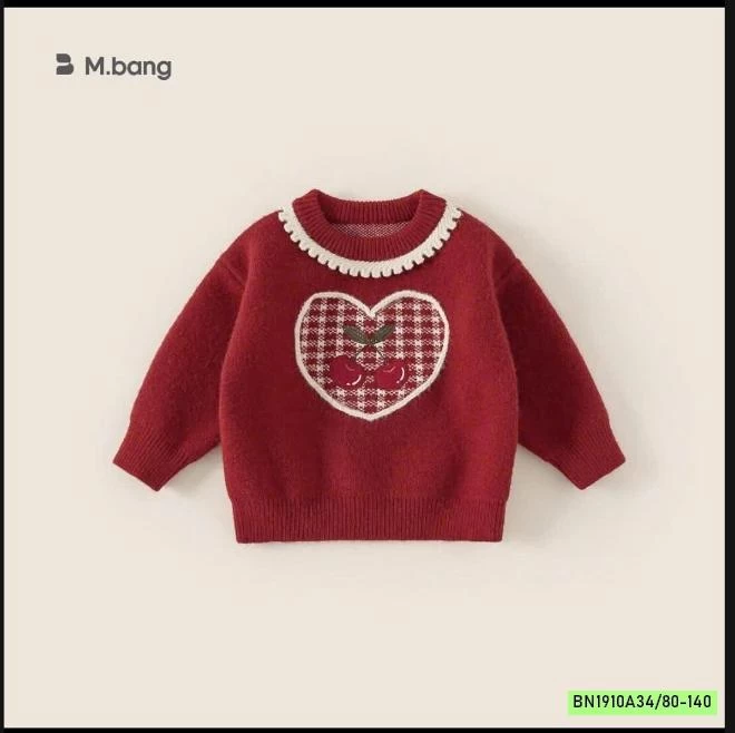 ÁO LEN ĐỎ TRÁI TIM MBANG